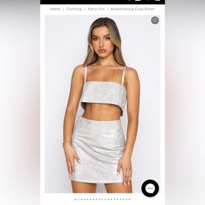 White Fox Boutique Rhinestone Set